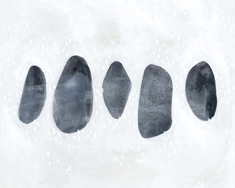 Framed Stone Collection II Print