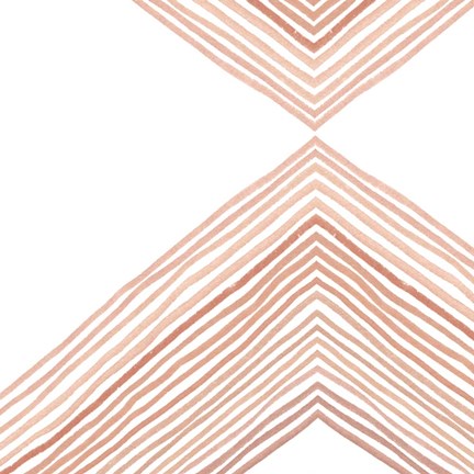 Framed Pink Apogee II Print