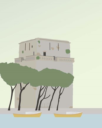 Framed Travel Europe--Viareggio Print