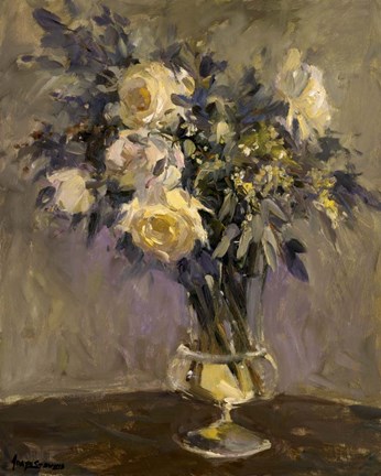 Framed Evening Vase Print