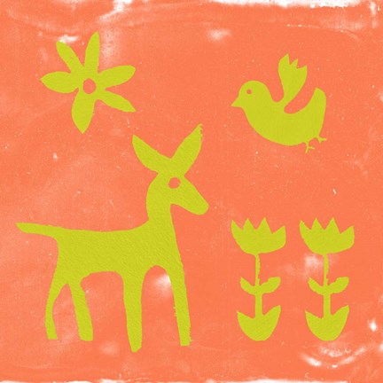 Framed Otomi Tile III Print