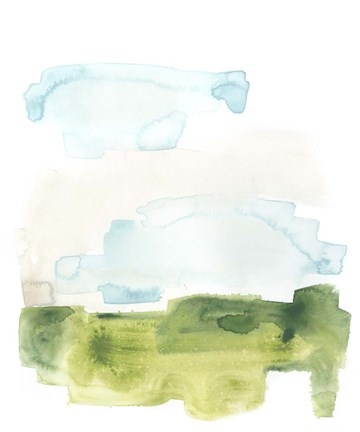 Framed Liquid Valley III Print