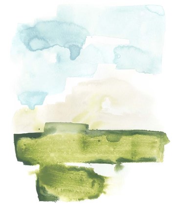 Framed Liquid Valley VII Print