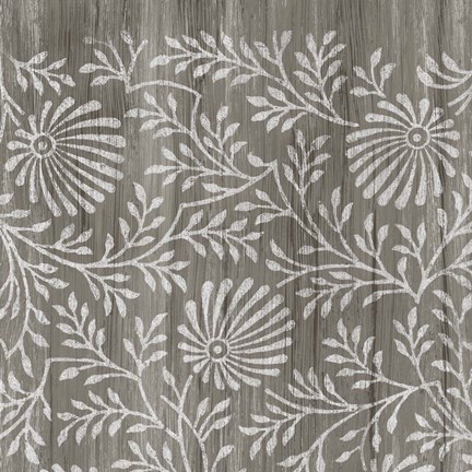 Framed Weathered Wood Patterns VII Print