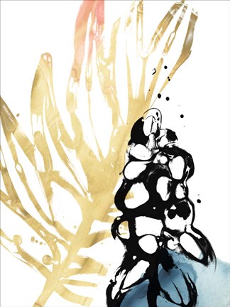 Framed Tropical Moderne II Print