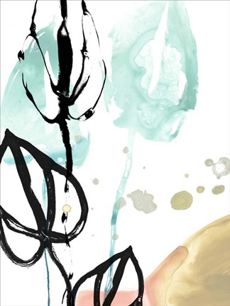 Framed Tropical Moderne VI Print