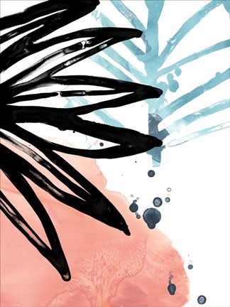 Framed Tropical Moderne VII Print