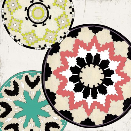 Framed Modern Baskets IV Print