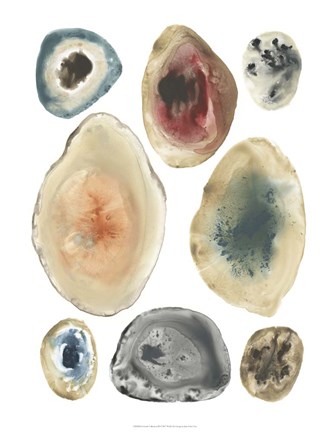 Framed Geode Collection III Print