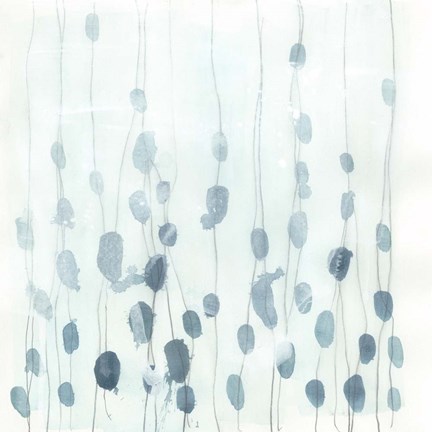 Framed Indigo Threads III Print