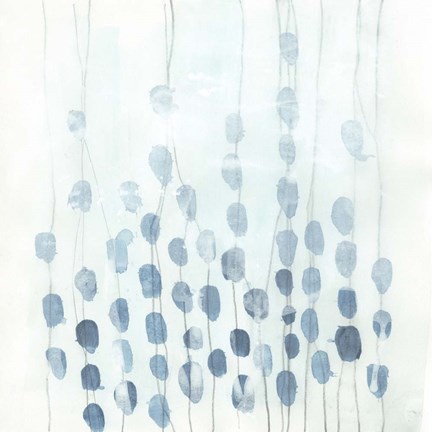 Framed Indigo Threads IV Print