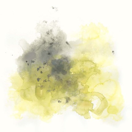 Framed Citron Cloud I Print