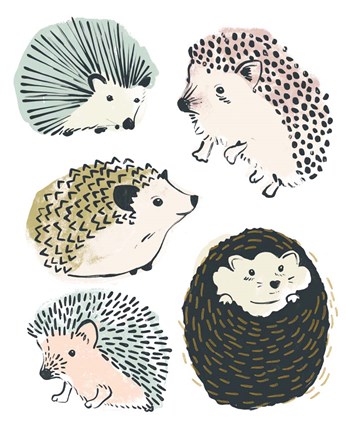 Framed Prickle Pals II Print