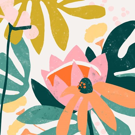 Framed Cut Paper Garden III Print