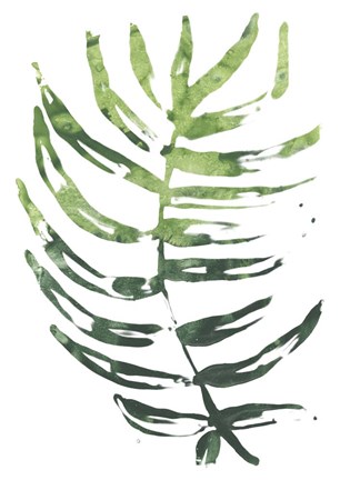 Framed Emerald Tropics IV Print