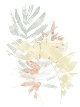 Framed Pastel Tropics IV Print