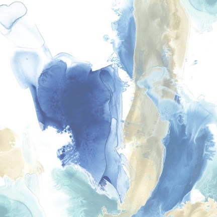 Framed Sea Sway I Print