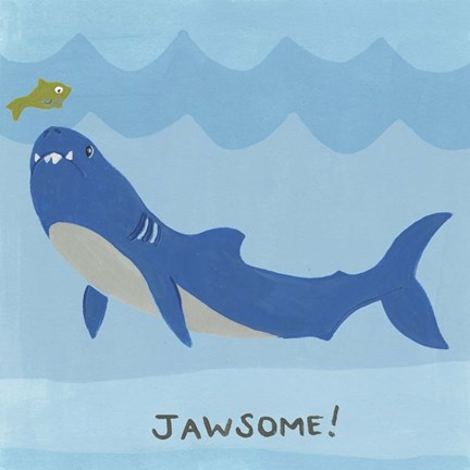 Framed Jawesome I Print