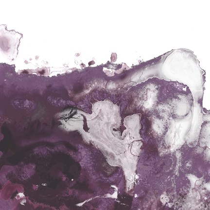 Framed Orchid Wave I Print