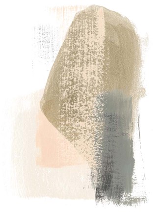 Framed Blush Abstract III Print