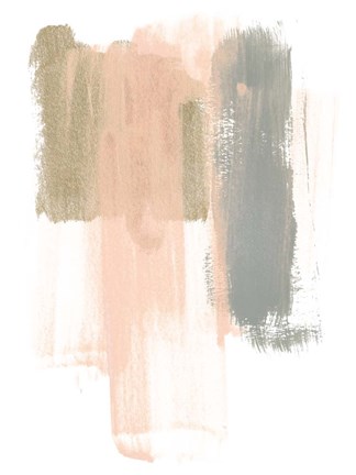 Framed Blush Abstract IV Print