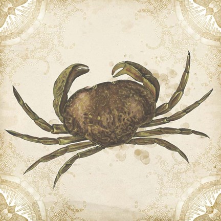 Framed La Mer Shellfish I Print