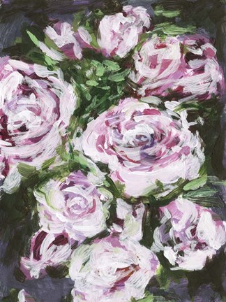 Framed Rose Rhapsody II Print