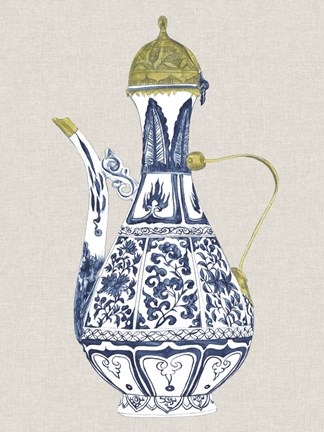 Framed Antique Chinese Vase II Print