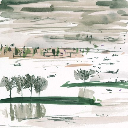 Framed From Here to Somewhere II Print