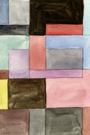 Framed Primary Blocks II Print