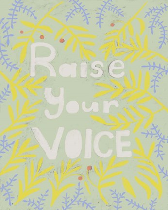 Framed Her Voice I Print