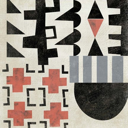 Framed Geo Tile IV Print