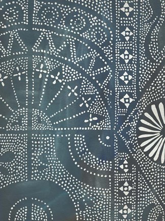 Framed Batik Cloth I Print