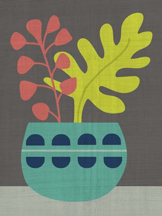 Framed Clay Pot IV Print