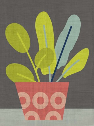 Framed Clay Pot III Print