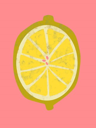 Framed Fruit Party II Print