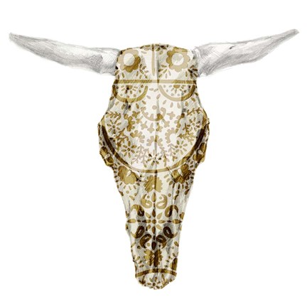 Framed Day of the Dead Skull Mount VIII Print