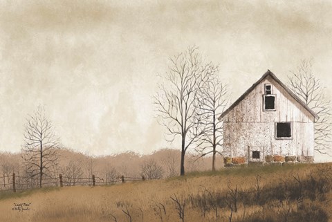 Framed Lonely Barn Print