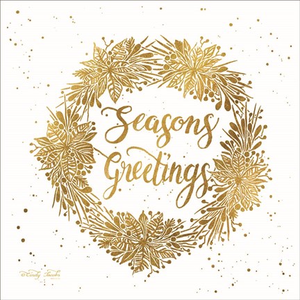 Framed Seasons Greetings Print