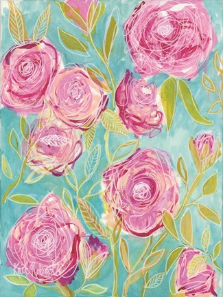 Framed Teresa's Garden Print