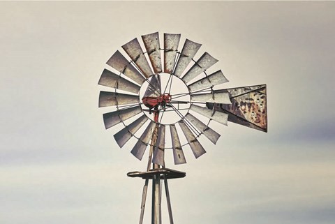 Framed Windmill Close-Up Print