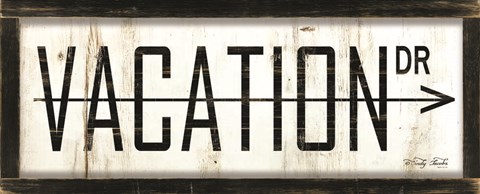 Framed Vacation Drive Print