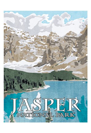 Framed Jasper National Park Print