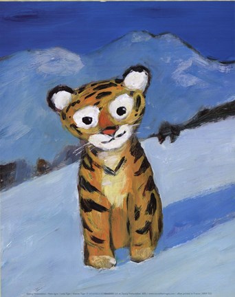 Framed Little Tiger Print