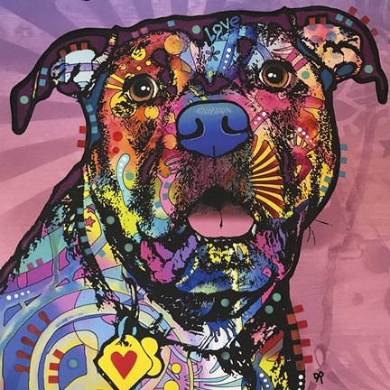 Framed Love Face Print