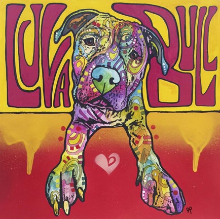 Framed Luva Bull Print