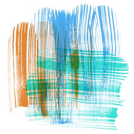 Framed Color Swipe III Print