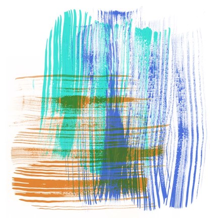 Framed Color Swipe IV Print