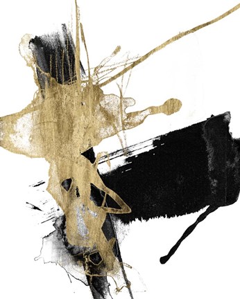 Framed Glam &amp; Black VI Print