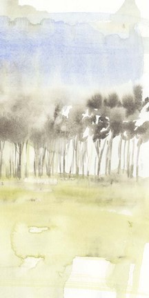 Framed Split Treeline II Print